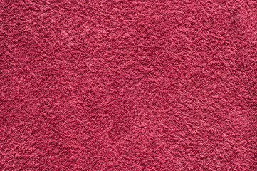 Red cotton towel texture background