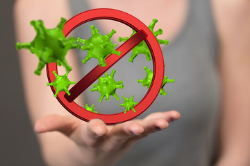 Coronavirus abstract background. protection Genetics Bacteriological Microorganism..