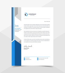 Professional And Modern Corporate Letterhead Template