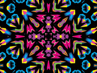 Pattern Kaleidoscope Abstract Design