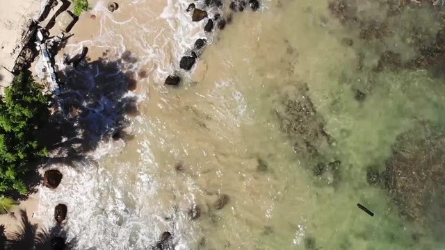 The beach at Mirissa in Sri Lanka
