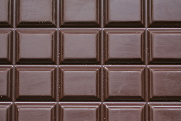 Assortiment et degustation de plaquette de chocolat