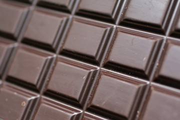 Assortiment et degustation de plaquette de chocolat
