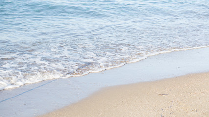 waves on the beach