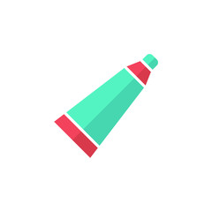 toothpaste icon vector flat design. isolated on white background