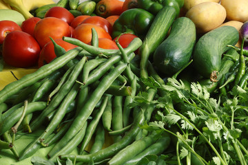 fresh organic vegetables