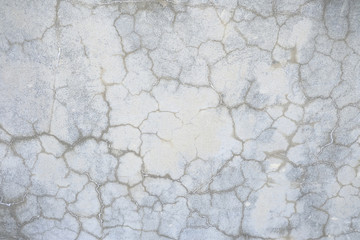 The old plastered wall with a blue shade background