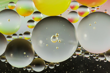 Water bubbles.