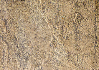 Concrete slab with a rough surface