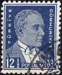 Postage stamps of the Republic of Turkey is offset printing Postal Telegraph and Telephone...