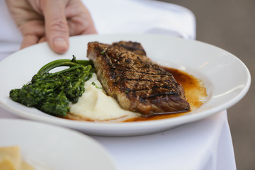 steak dinner