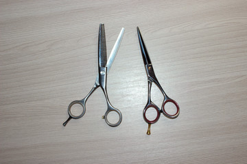 hairdressing scissors with comb