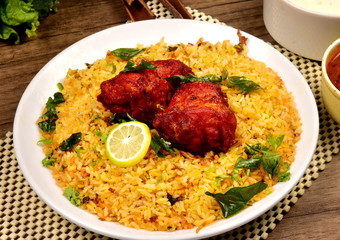 fried rice with chicken