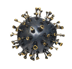 coronavirus on a white background