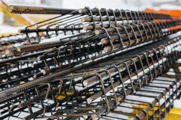 rows of metal pipes