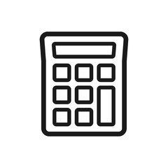 calculator icon, flat design best calculator icon