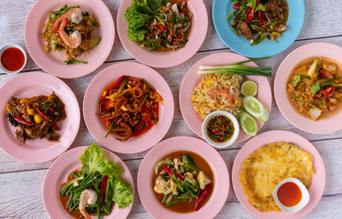 Thai Food Mixed Dishes 