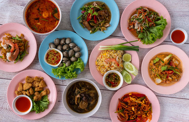 Thai Food Mixed Dishes 
