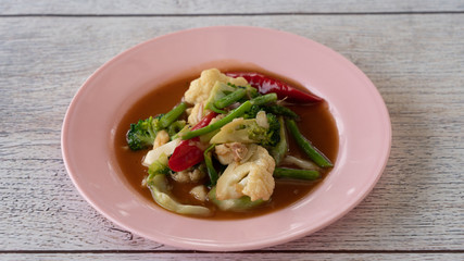 Mixed Thai Food Dishes 