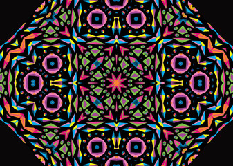 
Pattern Kaleidoscope Abstract Design