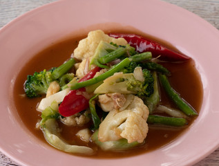 Mixed Thai Food Dishes 