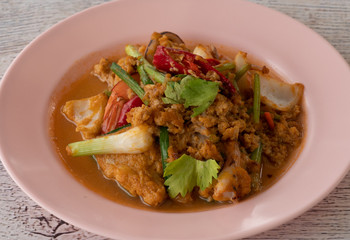 Mixed Thai Food Dishes 
