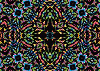 
Pattern Kaleidoscope Abstract Design