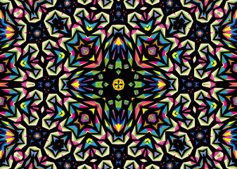 
Pattern Kaleidoscope Abstract Design