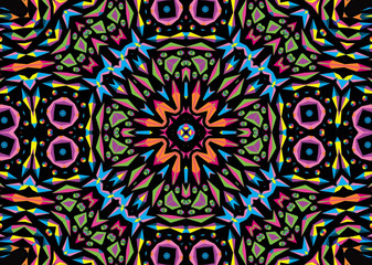 
Pattern Kaleidoscope Abstract Design