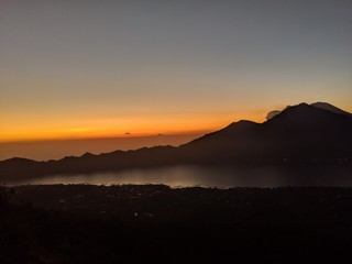 sunrise in mountains