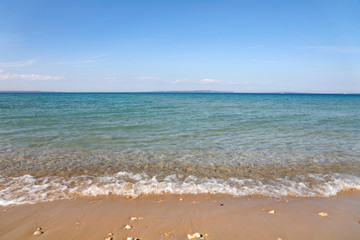 Fototapeta na wymiar Beach in Michigan