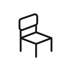 armchair vector icon in trendy flat design