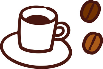 コーヒーとコーヒー豆