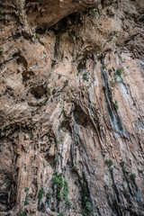 panoramic photography of natural caves inside the natural park in italy