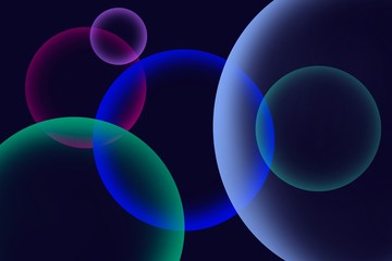 abstract background with curves for dark theme.