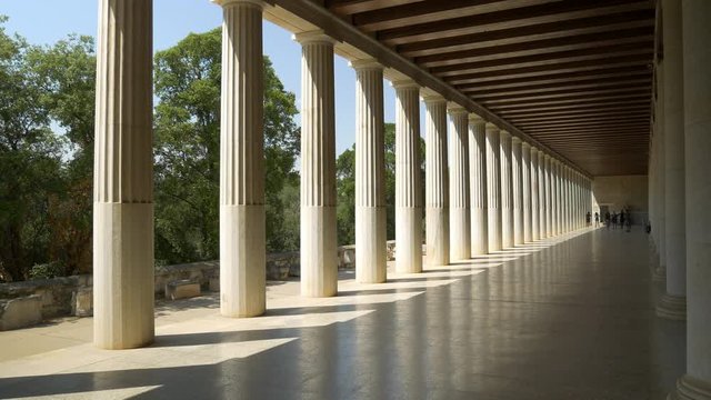 The Stoa of Atallos in The Agora of Athens