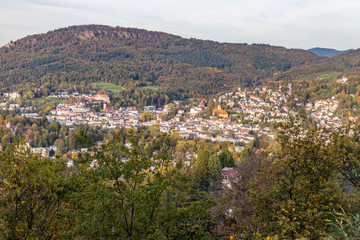 Fototapeta premium Black forest and Baden Baden village