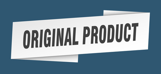 original product banner template. original product ribbon label sign