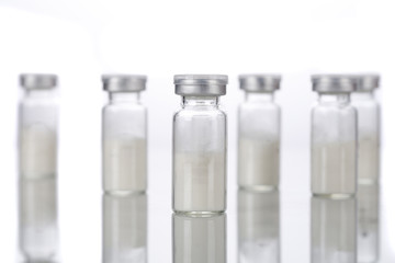 glass medicine bottle