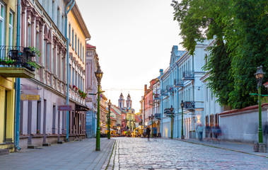 Fototapeta premium old town of Kaunas ,lithuania