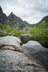 Reflecting Lofoten lake I 