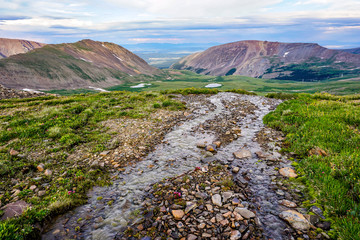 river in the mountains