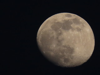 full moon in night sky