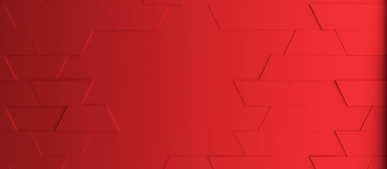 Abstract modern red trapezoid background