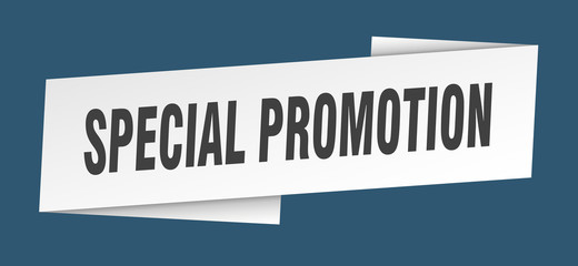 special promotion banner template. special promotion ribbon label sign