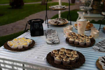 Mesa de postres en boda