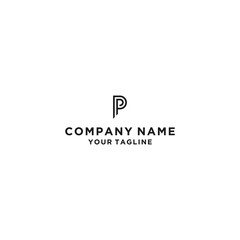 P letter logo icon illustration vector design