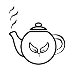 teapot icon vector illustration photo