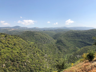 Lebanese Mountain Landscape in the Summer