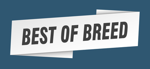 best of breed banner template. best of breed ribbon label sign